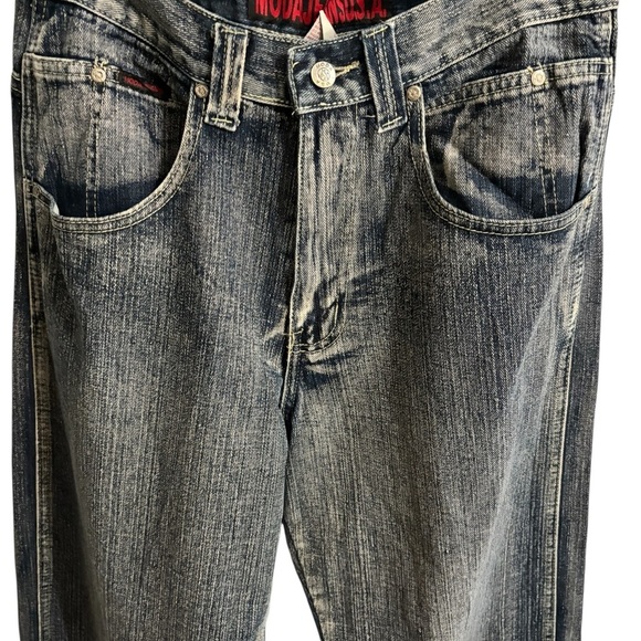 Men’s Moda Jeans USA Dark Wash Baggy Saggy Denim Streetwear 34 X 34 - Picture 4 of 10